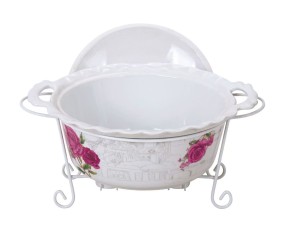 Vicenza Wadah Saji Bulat Motif Eternity BC681